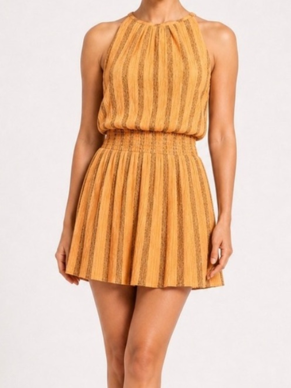 Ramy Brook Paris Sleeveless Dress in Zinni Orange Size Small